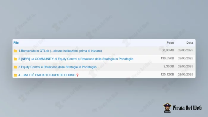 Equity Control e Rotazione – Luca Giusti (QTLab) - immagine 2