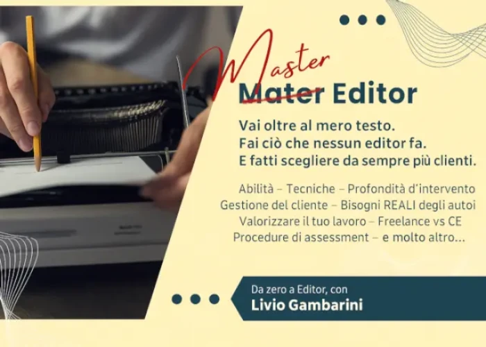 Master Editor Totale – Rotte Narrative