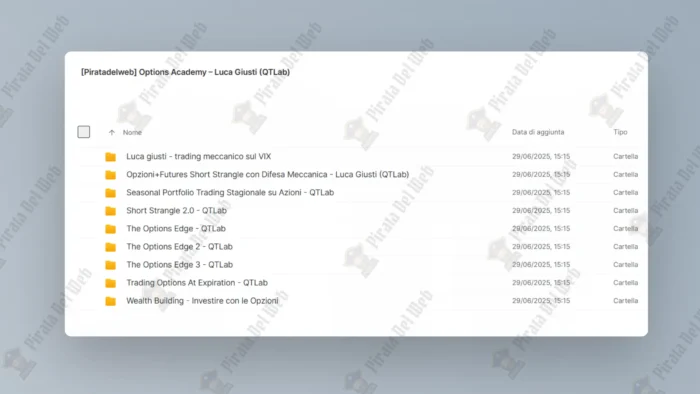 Options Academy – Luca Giusti (QTLab) - immagine 2